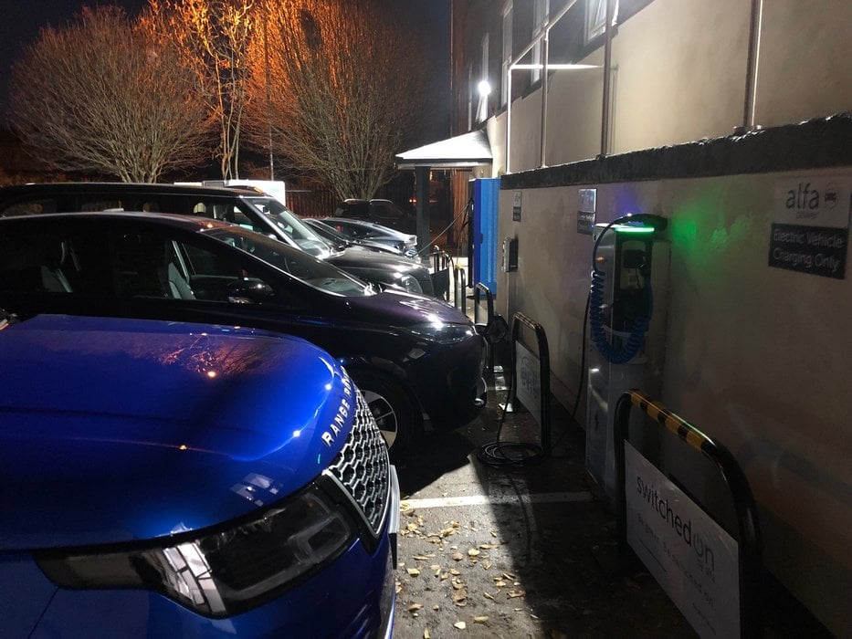 Local MP Andrea Jenkyns switched on multisite chargers including a 120kW ultra-fast charger that has set a new benchmark in electric vehicle (EV) charging